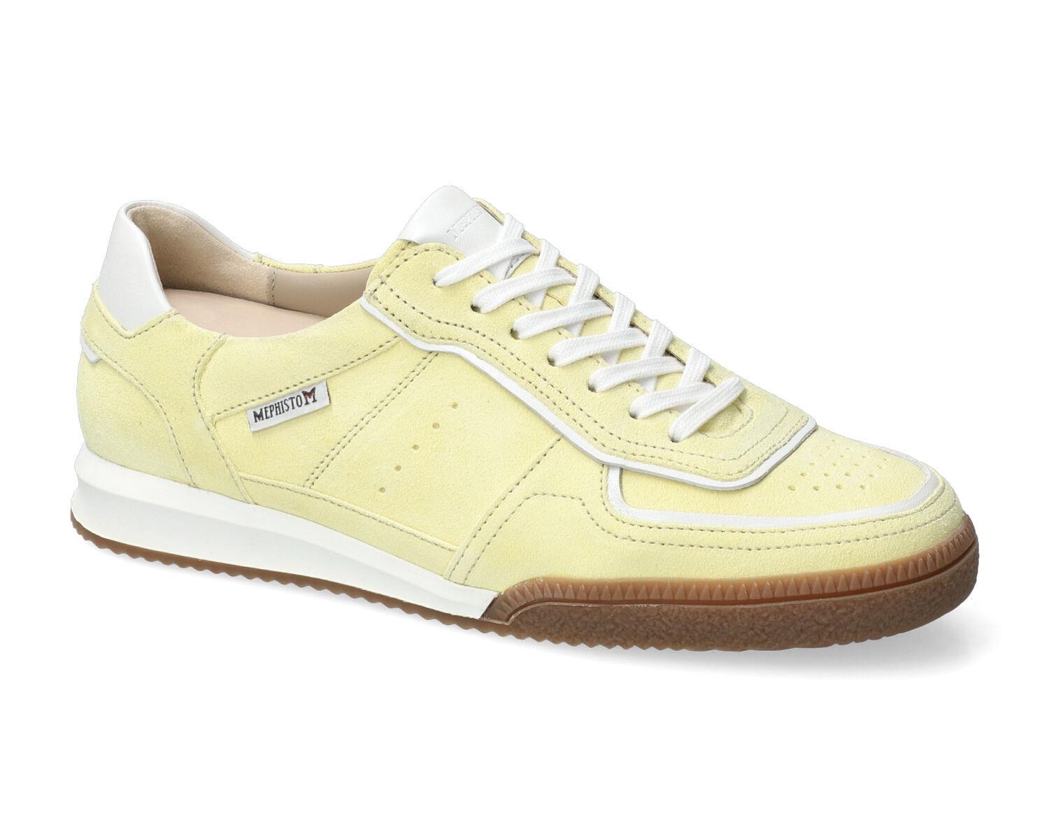 lacets femme modèle Wanessa Jaune - Mephisto